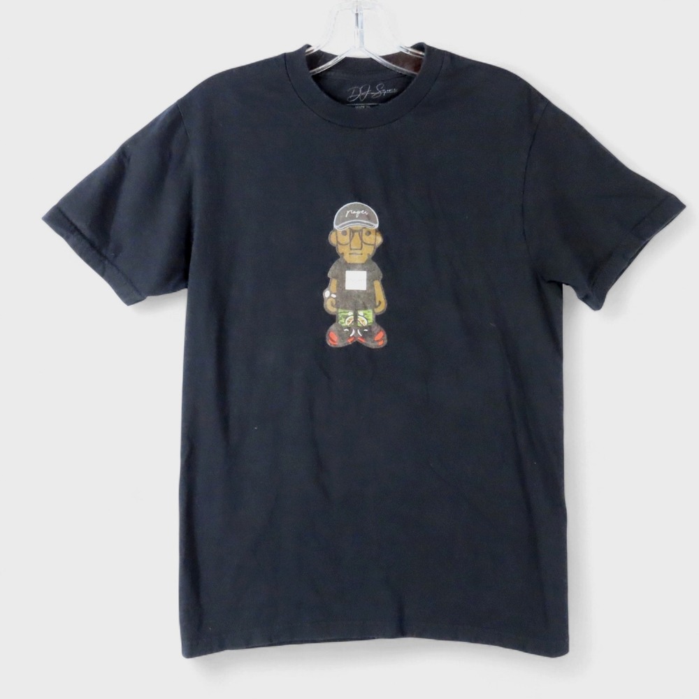 DJ SQUARE Thomas Green BLACK T-SHIRT Graphic Tee HOUSTON Proper Street Vibes S